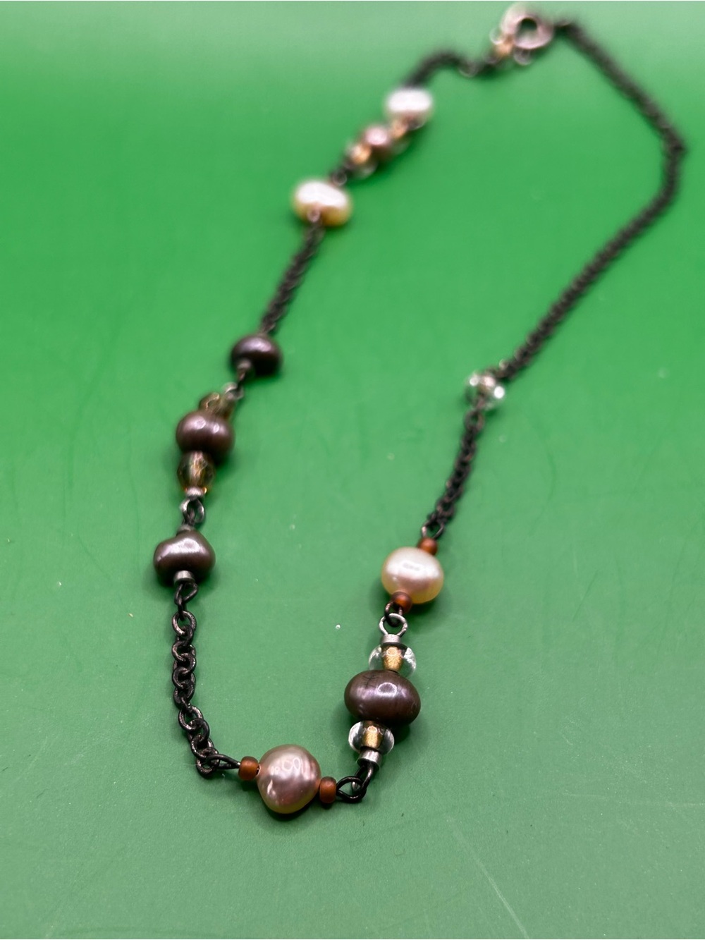 Ankle bracelet dark chain